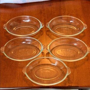 Pyrex Oval Glass Baking Dish Set